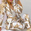 Ensemble blazer et pantalon féminin 2 pièces à imprimé floral éclatant - tenue élégante pour le bureau