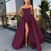 Robe de bal sophistiquée pour femmes avec fente audacieuse - robe de soirée élégante pour occasions formelles