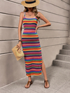 Robe maxi femme été décontractée - imprimé ethnique pour des journées plage et des garden parties