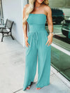 Jumpsuit femme tendance sans bretelles pour sorties décontractées - une tenue tout-en-un agréable, pour les journées ensoleillées