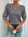 Pull en tricot torsadé - le chic de l’hiver pour les femmes