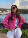 Veste bomber ajustée pour femmes - tissu doux et luxueux pour un look quotidien