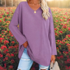 Pull à manches longues pour femmes - coupe décontractée, style casual pour le quotidien - tissu doux, polyvalent pour toutes les occasions