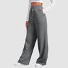 Jogging femme à jambes larges - trousers en mélange de coton doux pour des journées décontractées