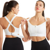 Soutien-gorge de sport - brassière zippée d'athlétisme pour un maintien et un bien-être