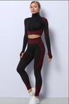 Ensemble de sport 3 pièces pour femmes - brassières tendance et vêtements légers pour le fitness