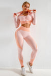 Ensemble de sport 3 pièces pour femmes - brassières tendance et vêtements légers pour le fitness