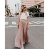 Jupe maxi plissée - une jupe longue sophistiquée pour un look gracieux