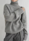 Pull à col roulé pour femmes - tricot doux pour vos sorties décontractées