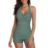 Maillot de bain élégant à col halter - maillot une pièce stylé pour la plage ou la piscine