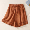 Shorts en lin pour femmes - élégance décontractée pour l'été