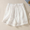 Shorts en lin pour femmes - élégance décontractée pour l'été