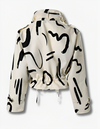 Veste biker - élégante veste utilitaire beige pour femmes
