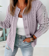Cardigan tricoté - pull élégant à boutons pour femmes