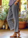 Pantalons en lin pour femmes - trousers légers et décontractés pour un style quotidien