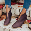 Bottines pour femmes - design tendance avec découpes pour un style décontracté - chaussures à talons douces pour dames