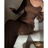 Robe maxi en satin pour femmes - élégance intemporelle pour soirées spéciales