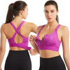 Soutien-gorge de sport - brassière zippée d'athlétisme pour un maintien et un bien-être