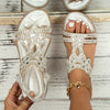 Sandales élégantes pour femmes avec détails en perles florales - des chaussures stylées et agréables pour les journées ensoleillées