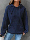 Pull à capuche - top casual matelassé pour dames
