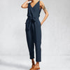 Combinaison femme - design enveloppant élégant pour un style chic au quotidien