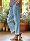 Pantalons en lin pour femmes - trousers légers et décontractés pour un style quotidien