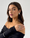 Bague en argent pour femme avec design ajouré - un accessoire chic pour une élégance au quotidien