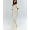 Robe maxi en satin pour femmes - élégance intemporelle pour soirées spéciales