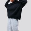 Pull turtleneck surdimensionné pour femmes en tricot premium - pour un layering décontracté en automne et hiver