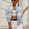 Veste bomber femme légère à imprimé fleuri – pour les journées décontractées et les sorties en soirée