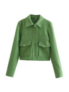 Veste bomber ajustée pour femmes - tissu doux et luxueux pour un look quotidien