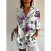 Blouse florale à manches longues pour femmes – tunique légère pour toutes les occasions