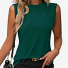 Blouse sans manches pour femmes - top chic et léger pour vos looks décontractés et professionnels