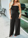 Jumpsuit femme tendance sans bretelles pour sorties décontractées - une tenue tout-en-un agréable, pour les journées ensoleillées