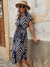 Robe midi chemise pour femmes - design polyvalent avec ceinture en tissu léger pour toutes les occasions