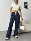 Pantalon jogging large pour femmes - tenue décontractée en tissu doux extensible, pour les journées relax