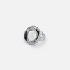 Bague en argent pour femme avec design ajouré - un accessoire chic pour une élégance au quotidien