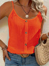 Débardeur femme - design léger à boutons pour un look d'été chic