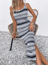 Robe maxi femme été décontractée - imprimé ethnique pour des journées plage et des garden parties