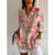 Blouse florale à manches longues pour femmes – tunique légère pour toutes les occasions