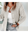 Cardigan tricoté - pull élégant à boutons pour femmes