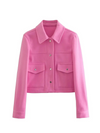 Veste bomber ajustée pour femmes - tissu doux et luxueux pour un look quotidien
