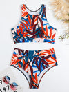 Ensemble de maillot de bain femme haut taille haute - chic deux-pièces pour dames