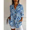 Blouse florale à manches longues pour femmes – tunique légère pour toutes les occasions