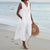 Robe midi chemise à boutons pour femmes - parfaite pour la plage et le quotidien