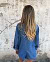 Blazer en denim pour femmes - pièce chic à superposer pour le bureau et les sorties décontractées