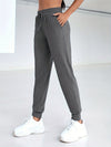 Pantalons de jogging femme en tissu doux avec cordon de serrage - basiques décontractés pour le quotidien