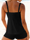 Ensemble de bain tankini floral à 2 pièces - mode de plage chic pour l'été