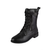 Bottines vintage à lacets pour femmes - chaussures en similicuir (PU) chic pour la marche