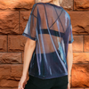 Top en mesh léger pour femmes - design superposé chic pour un style polyvalent